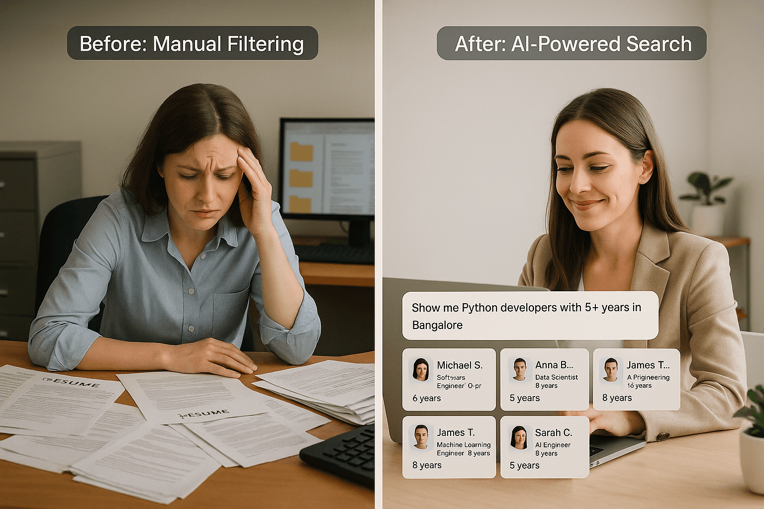 AI Resume Parsing & Candidate Search System