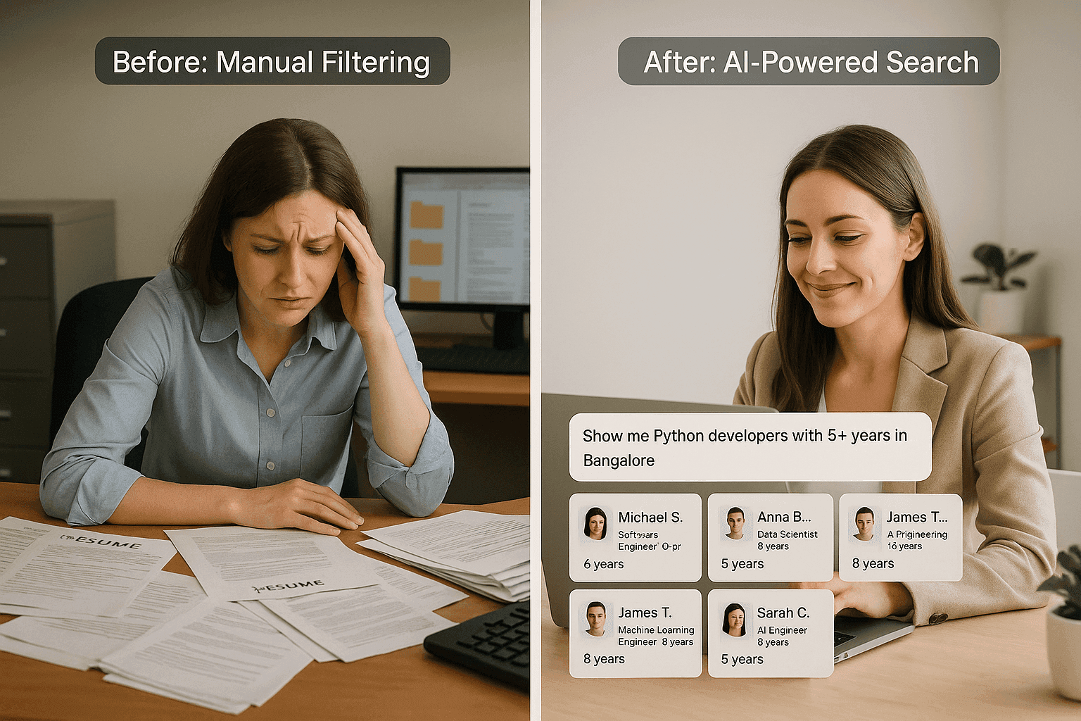 AI Resume Parsing & Candidate Search System